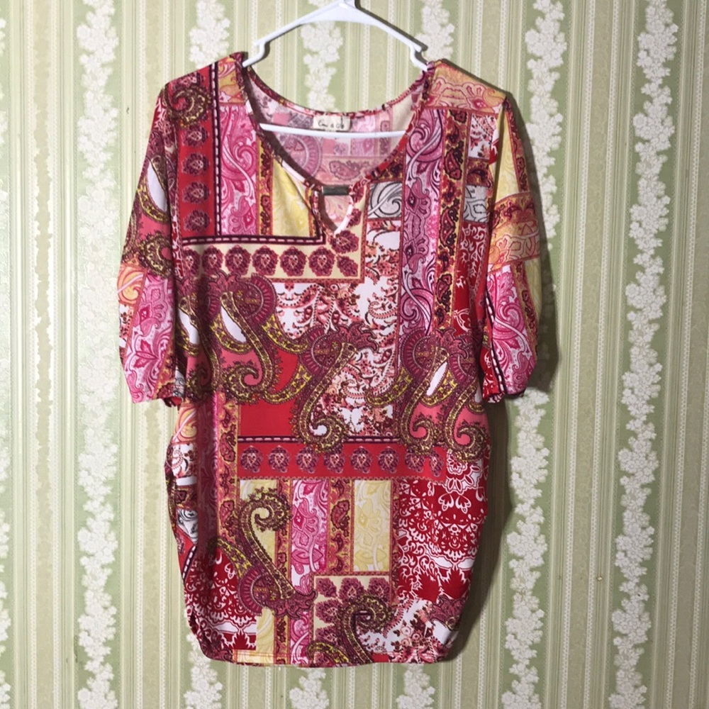 Emi & joe paisley blouse
